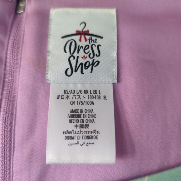 Disney Aqua and Pink Midi Dress - Picture 8 of 8